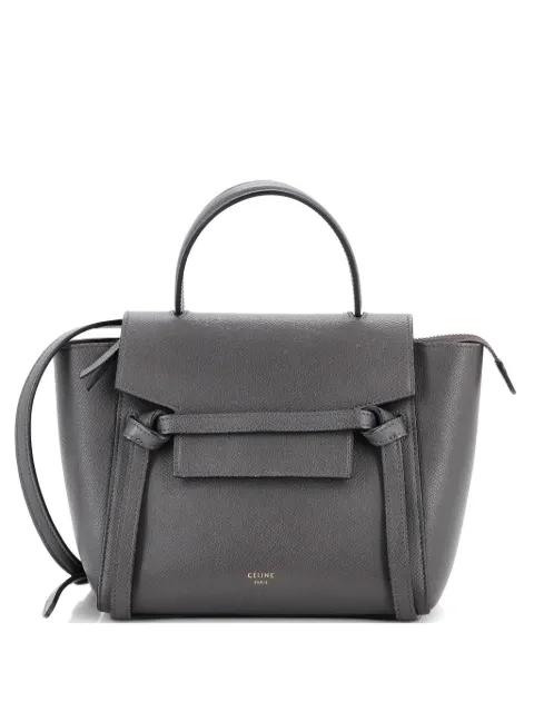 Belt Bag Textured Leather Nano shoulder bag by CELINE 