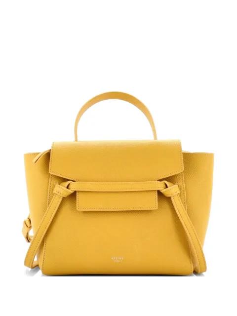 Belt Bag Textured Leather Nano shoulder bag by CELINE 