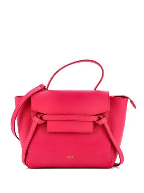 Belt Bag Textured Leather Nano shoulder bag by CELINE 