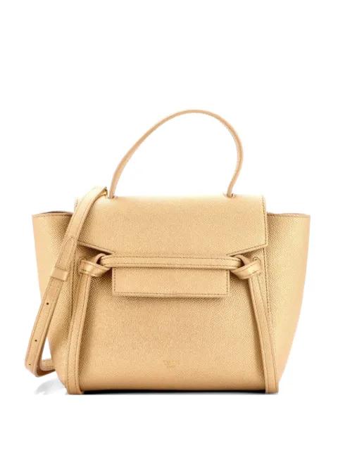 Belt Bag Textured Leather Nano shoulder bag by CELINE 
