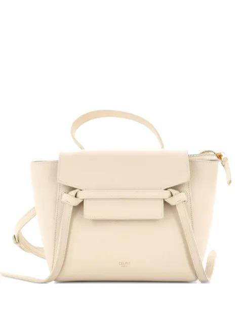 Belt Bag Textured Leather Nano shoulder bag by CELINE 