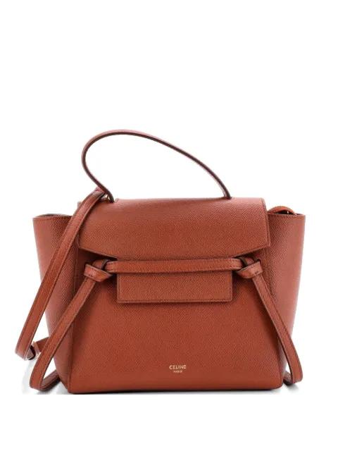 Belt Bag Textured Leather Nano shoulder bag by CELINE 