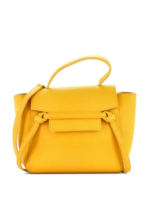 Belt Bag Textured Leather Nano shoulder bag by CELINE 