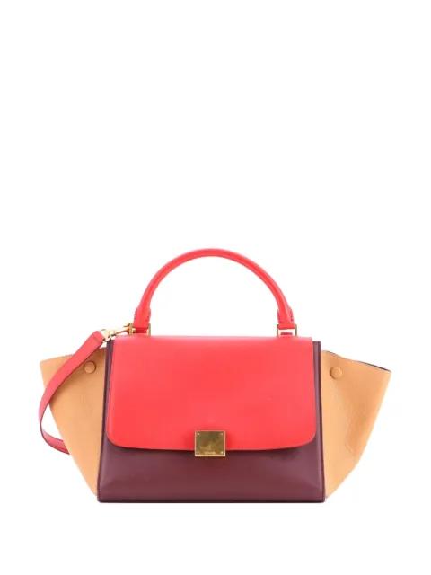 Bicolor Trapeze Bag Leather Small satchel by CELINE 