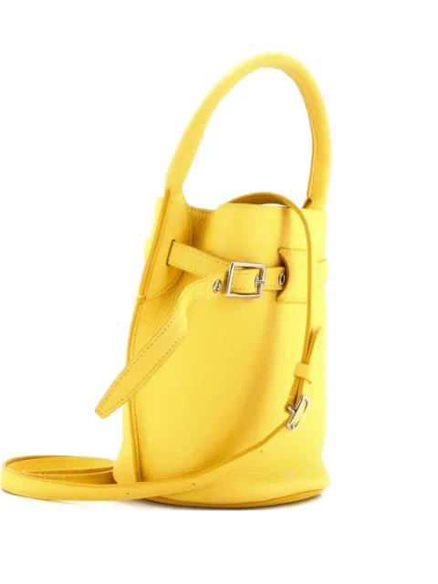 Big Bag Leather Nano bucket bag by CELINE 