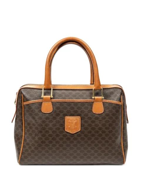Boston macadam canvas tote bag by CELINE 