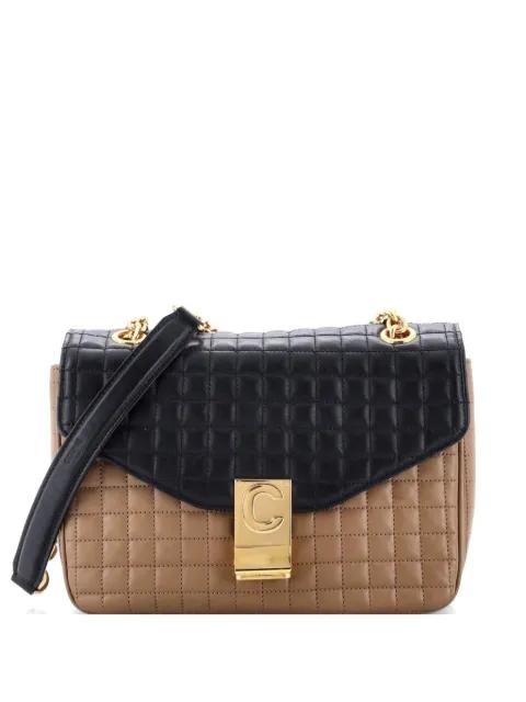 C Bag Quilted Leather Medium shoulder bag by CELINE 