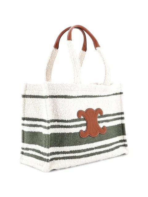 Cabas Thais Striped Fabric Large tote bag by CELINE 