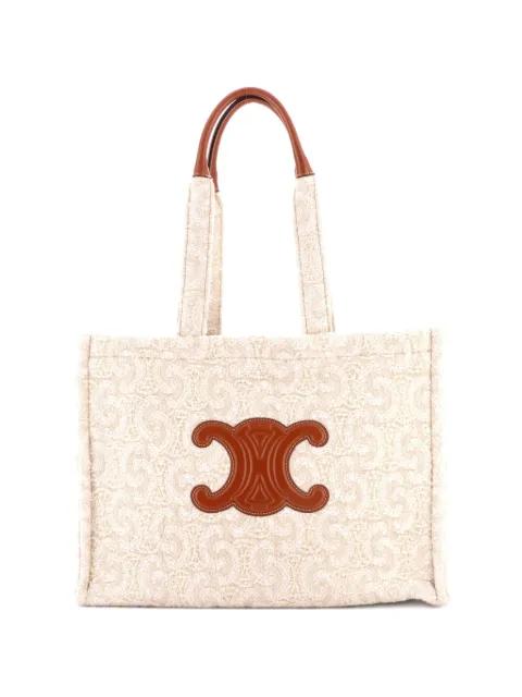 Cabas Thais Triomphe Wool Large tote bag by CELINE 