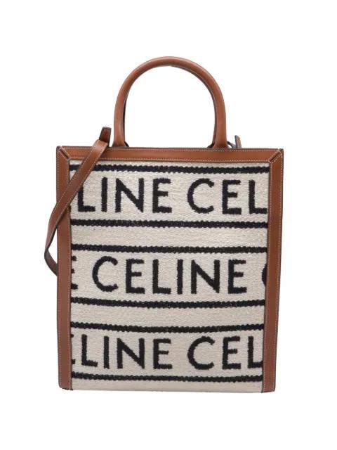 Cabas logo-print tote bag by CELINE 