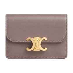 Card holder Triomphe in shiny calfskin by CELINE