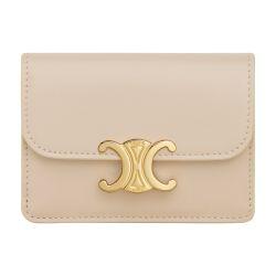 Card holder Triomphe in shiny calfskin by CELINE