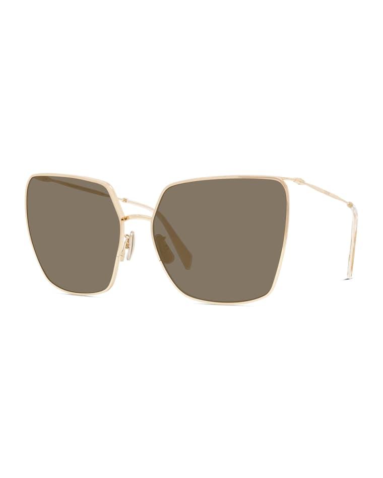 Cat-Eye Metal Sunglasses by CELINE