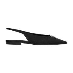 Celine Alma Triomphe flat slingback in gros-grain by CELINE