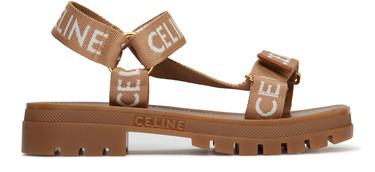 Celine Leo Strappy Sandal in Wool with  display picture 1
