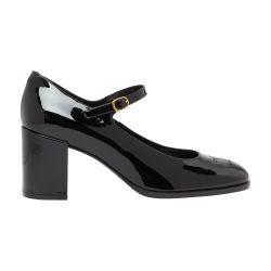 Celine Lily perforated Triomphe babies in patent calfskin by CELINE