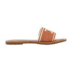 Celine Lympia mules in triomphe jacquard canvas by CELINE