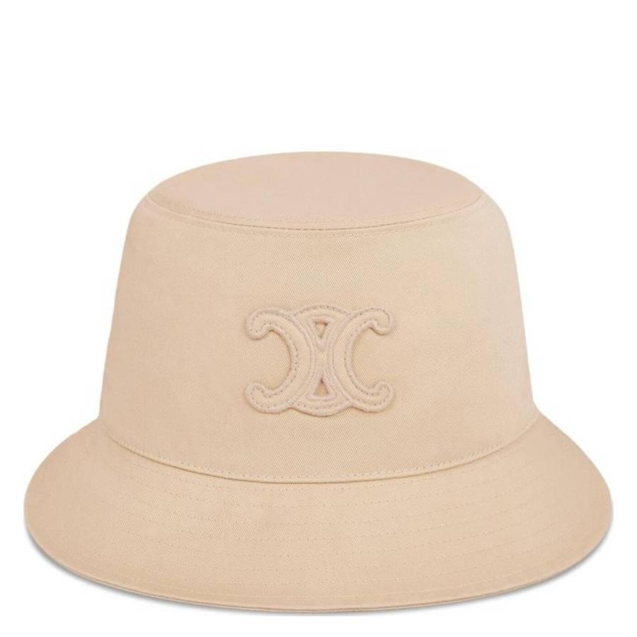 Celine Triomphe Bucket Hat In Cotton Gabardine by CELINE