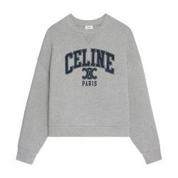 Celine in cotton and cashmere oversized sweatshirt by CELINE