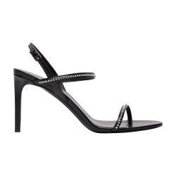 Celine soir strap sandals with strass in lambskin with strass by CELINE