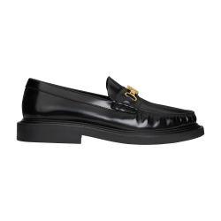 Celine université Triomphe chain loafers in polished bull by CELINE