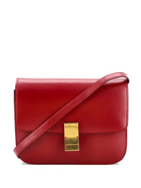 Classic Box Bag Smooth Leather Medium crossbody bag by CELINE 