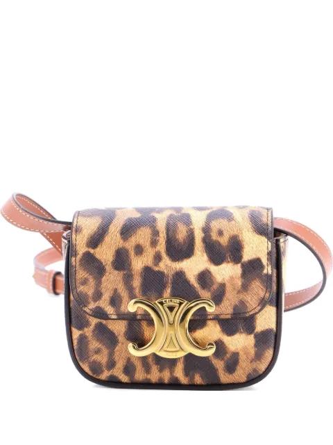 Claude Printed Coated Canvas Mini shoulder bag by CELINE 
