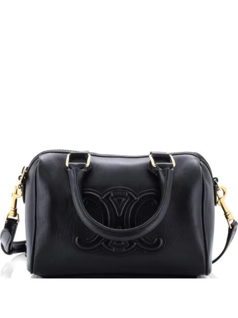 Cuir Triomphe Boston Bag Leather Small satchel by CELINE 