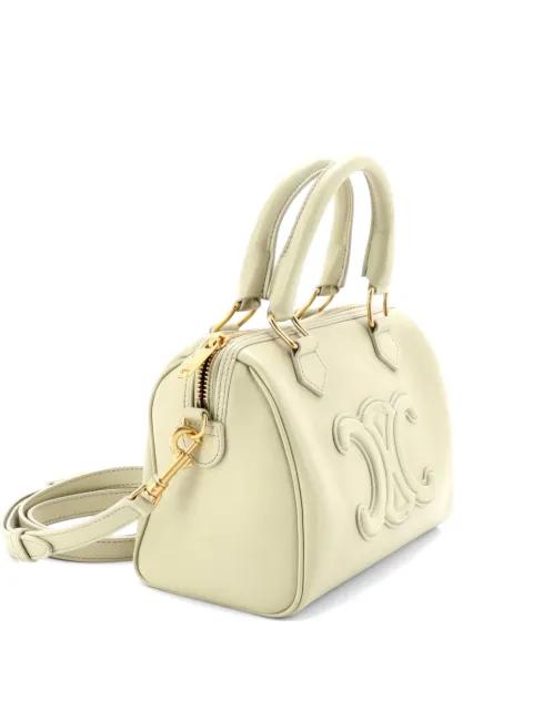Cuir Triomphe Boston Bag Leather Small satchel by CELINE 