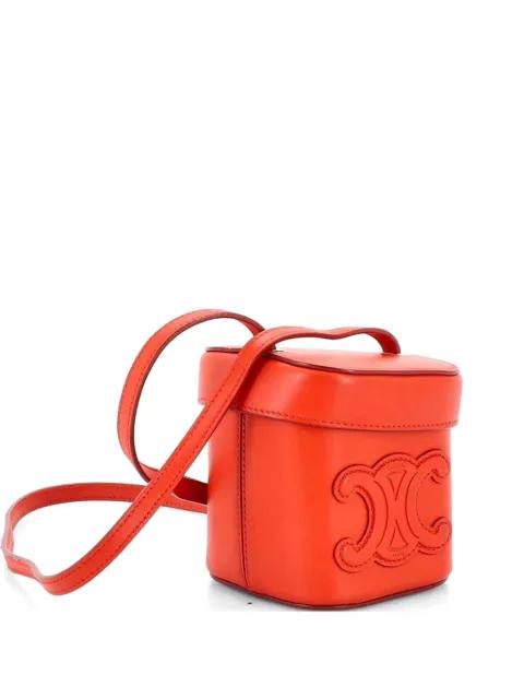 Cuir Triomphe Box Bag Leather Small bucket bag by CELINE 