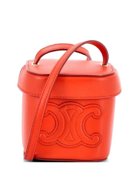 Cuir Triomphe Box Bag Leather Small bucket bag by CELINE 