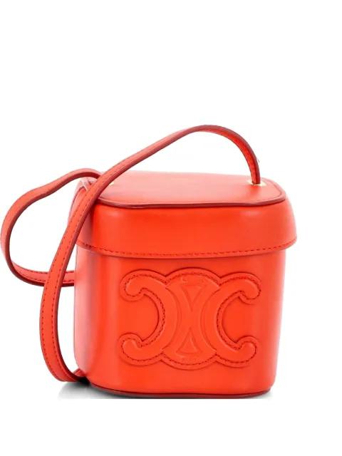 Cuir Triomphe Box Bag Leather Small bucket bag by CELINE 