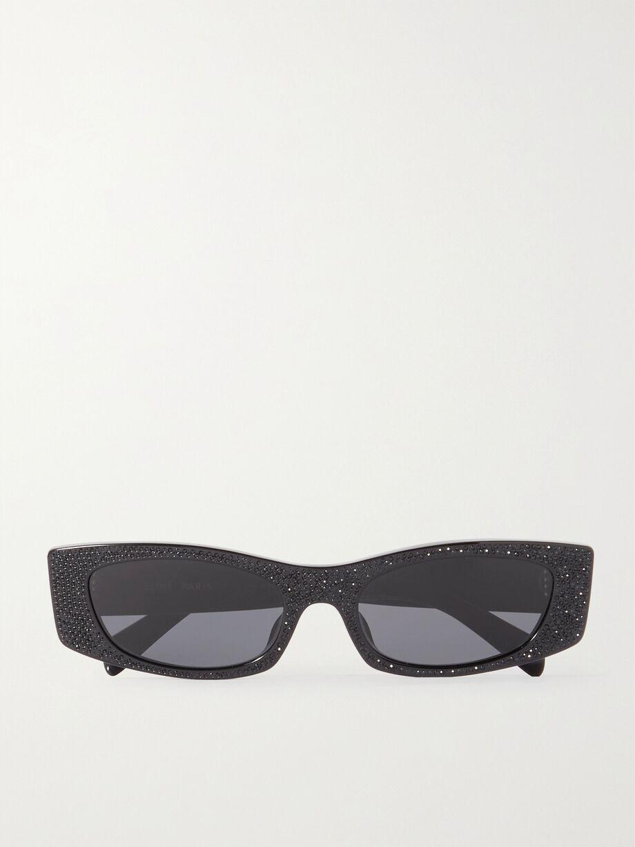 Animation crystal-embellished cat-eye acetate sunglasses by CELINE EYEWEAR