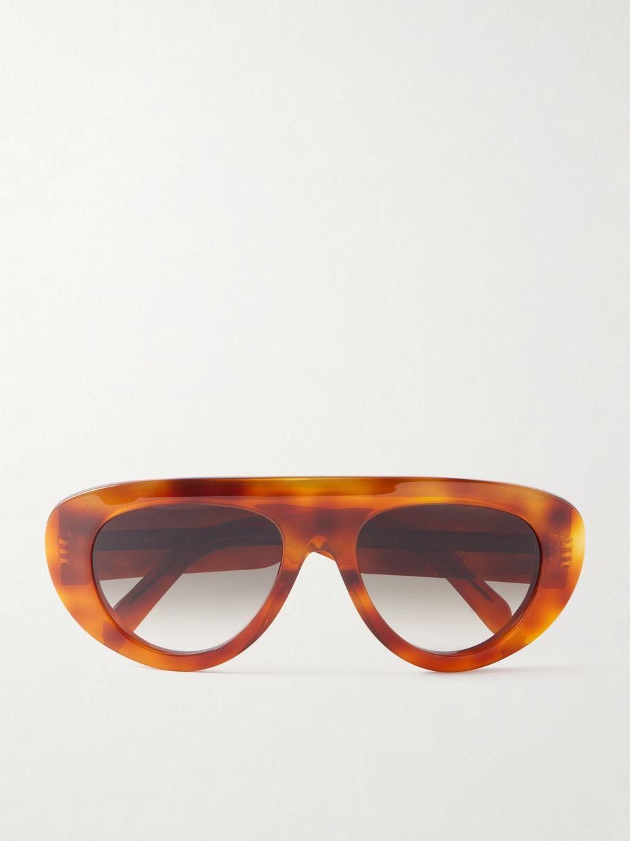 Aviator-style metal sunglasses by CELINE EYEWEAR