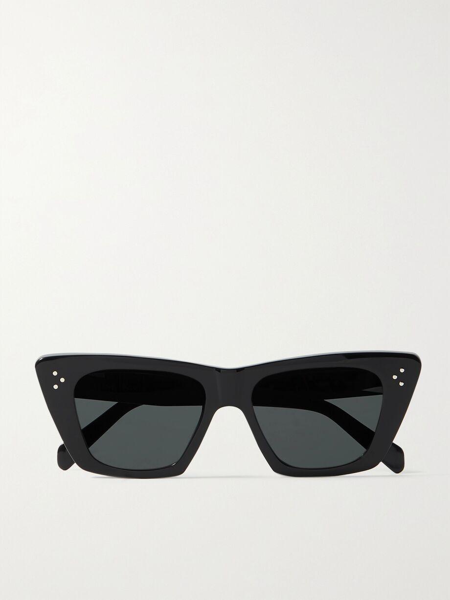 Cat-eye acetate sunglasses by CELINE EYEWEAR