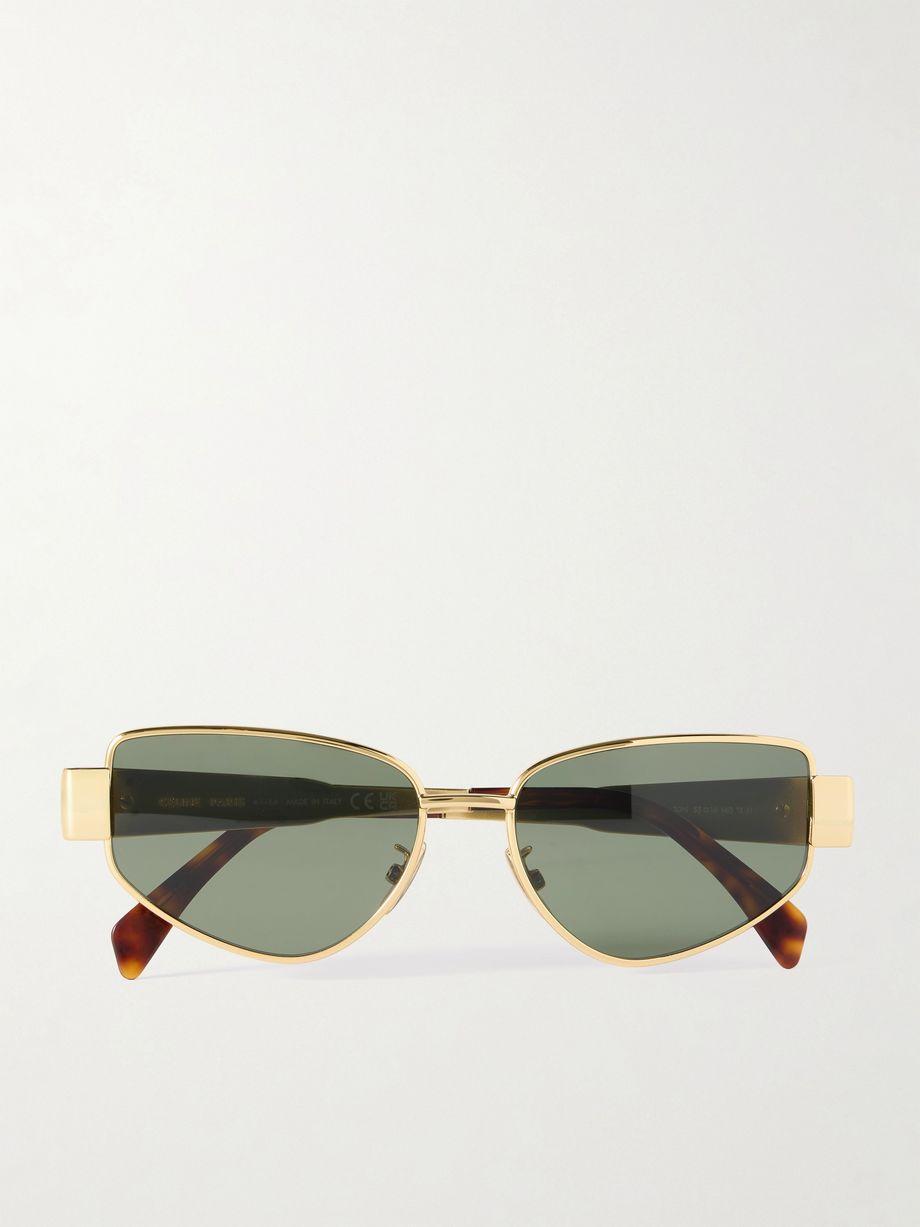 Cat-eye gold-tone sunglasses by CELINE EYEWEAR