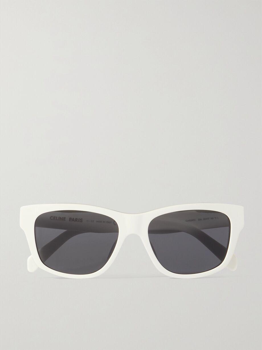 Monochroms square-frame acetate sunglasses by CELINE EYEWEAR