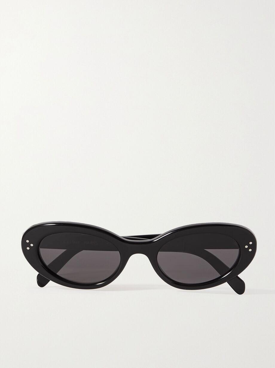 Oval-frame acetate sunglasses by CELINE EYEWEAR