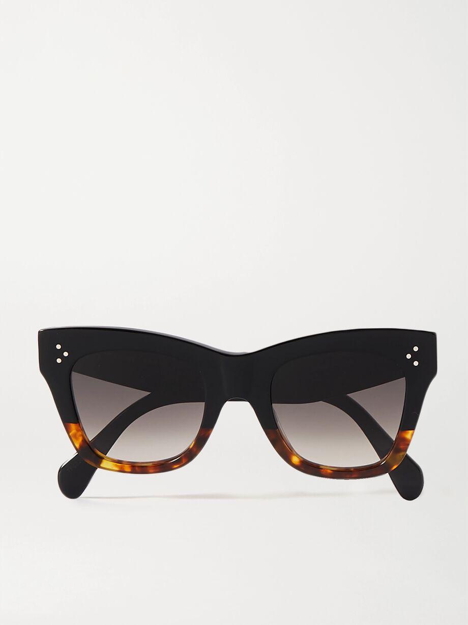 Oversized cat-eye tortoiseshell acetate sunglasses by CELINE EYEWEAR