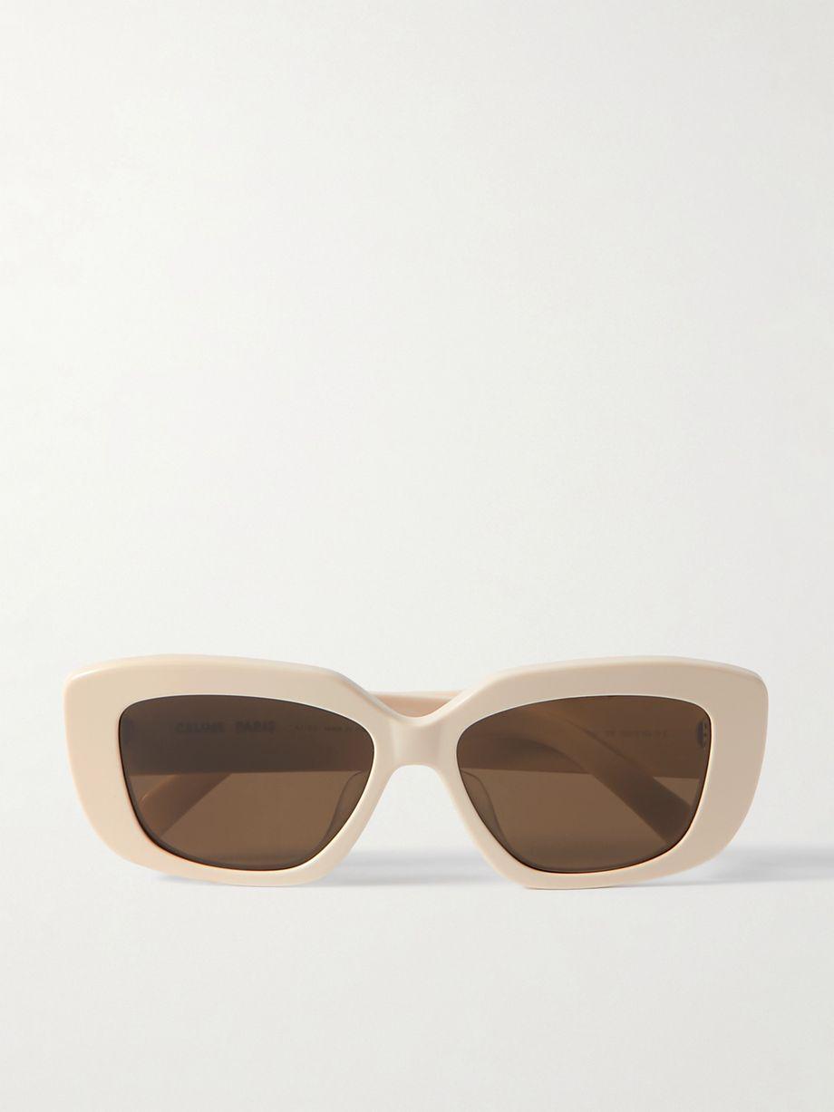 Rectangular-frame acetate sunglasses by CELINE EYEWEAR