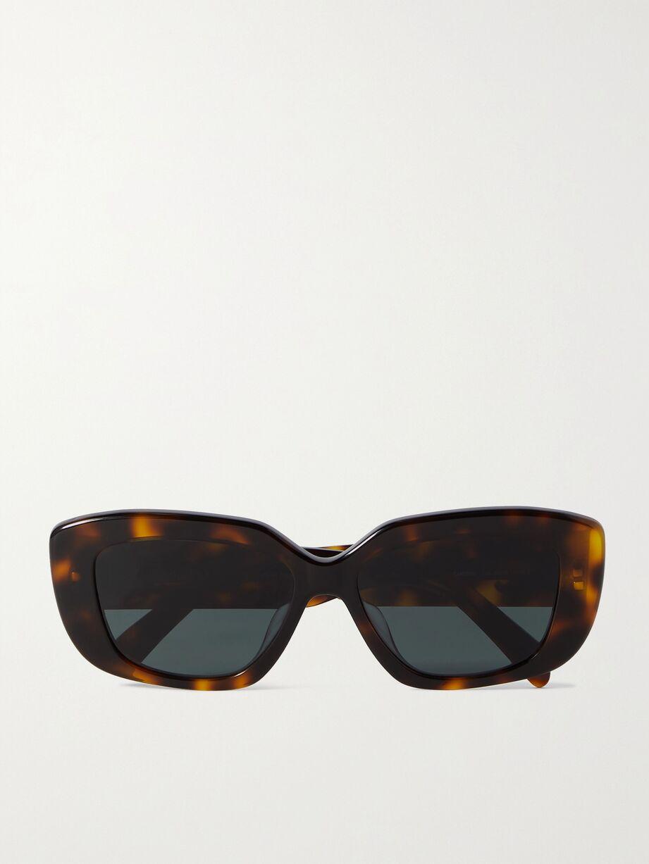 Rectangular-frame acetate sunglasses by CELINE EYEWEAR