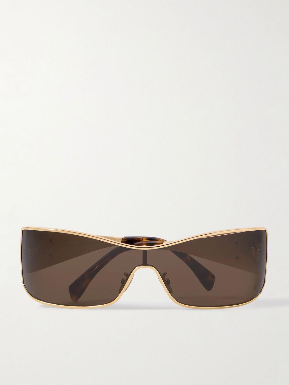 Rectangular-frame gold-tone sunglasses by CELINE EYEWEAR