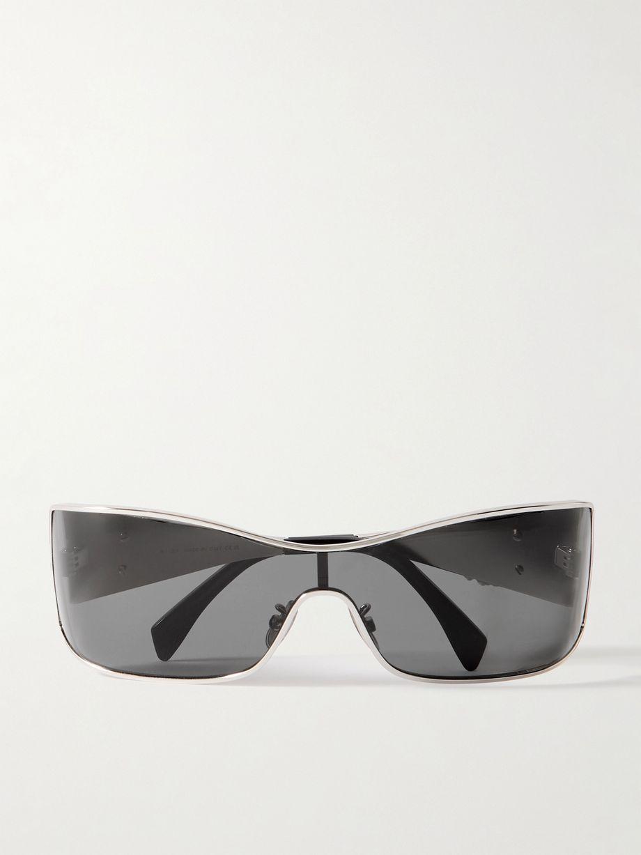 Rectangular-frame silver-tone sunglasses by CELINE EYEWEAR