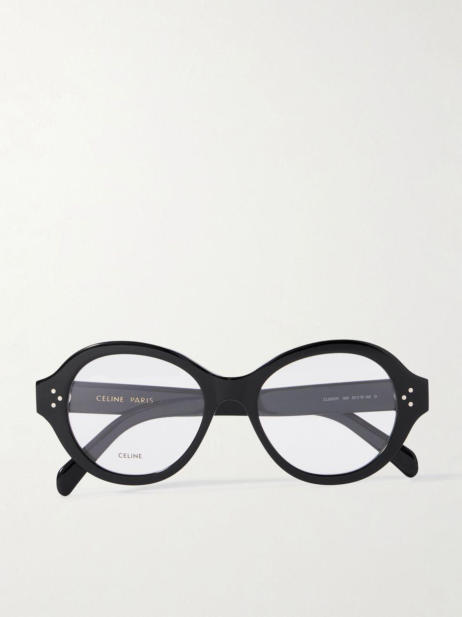 Round-frame acetate optical glasses by CELINE EYEWEAR