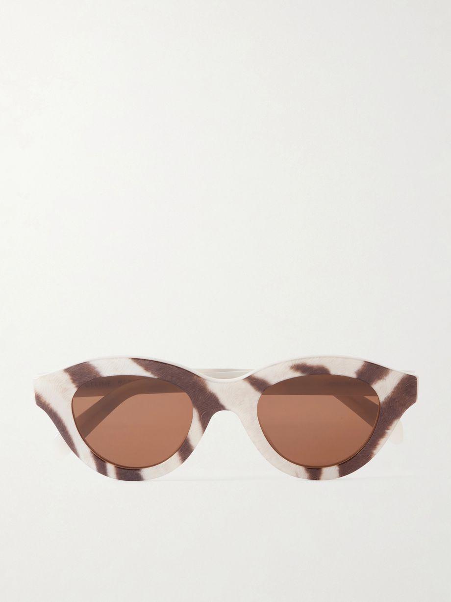 Round-frame acetate sunglasses by CELINE EYEWEAR
