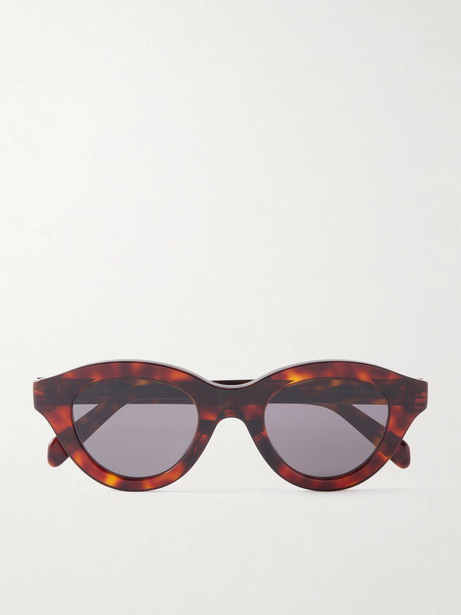 Round-frame acetate sunglasses by CELINE EYEWEAR