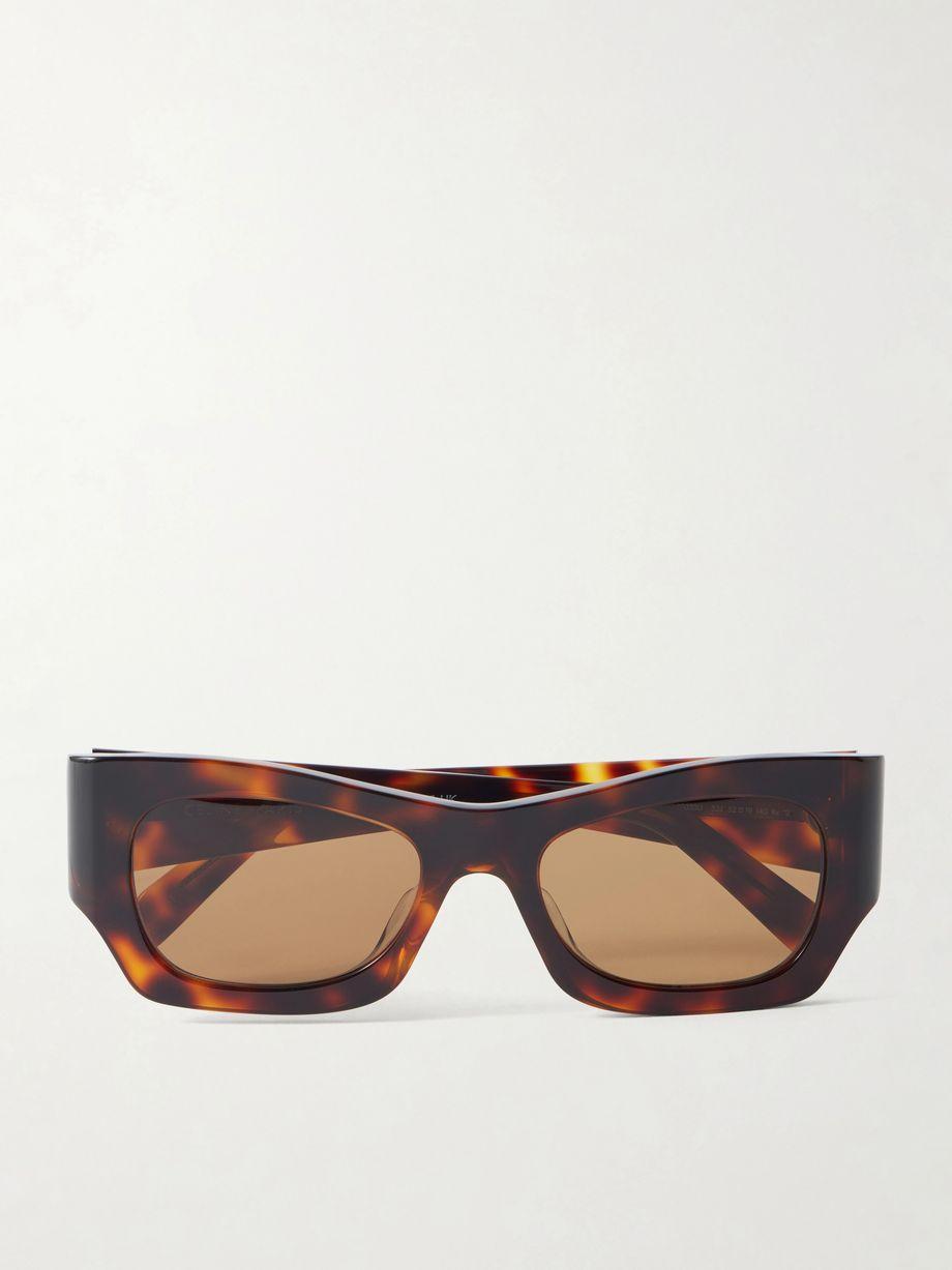 Square-frame tortoiseshell acetate sunglasses by CELINE EYEWEAR