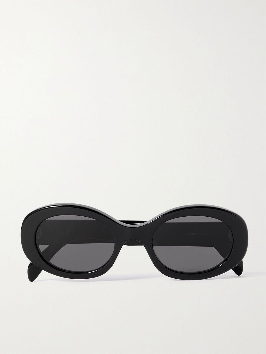 Triomphe oval-frame acetate sunglasses by CELINE EYEWEAR