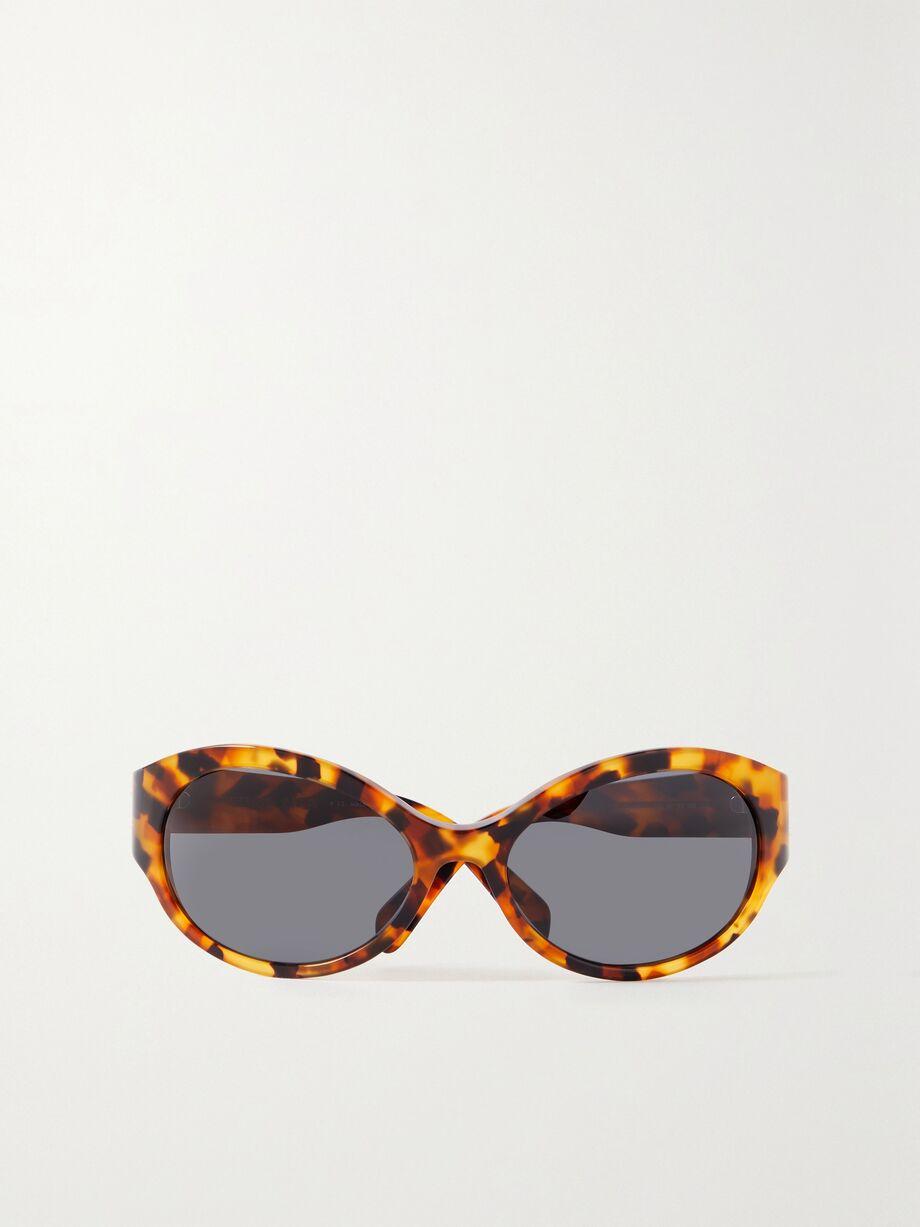 Triomphe oversized round-frame acetate sunglasses by CELINE EYEWEAR