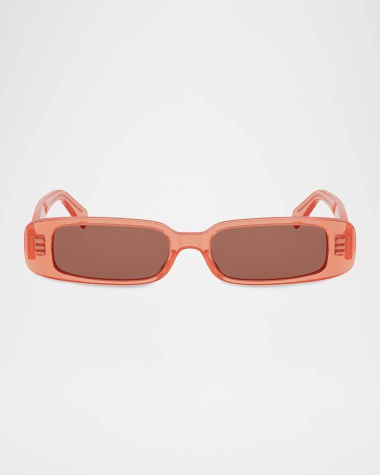Ete Celine 3 Dots 53mm Rectangular Sunglasses by CELINE
